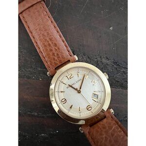 Michael Kors MK‑2295 Gold & Brown Wrap Leather Women’s Watch – Pre‑Owned